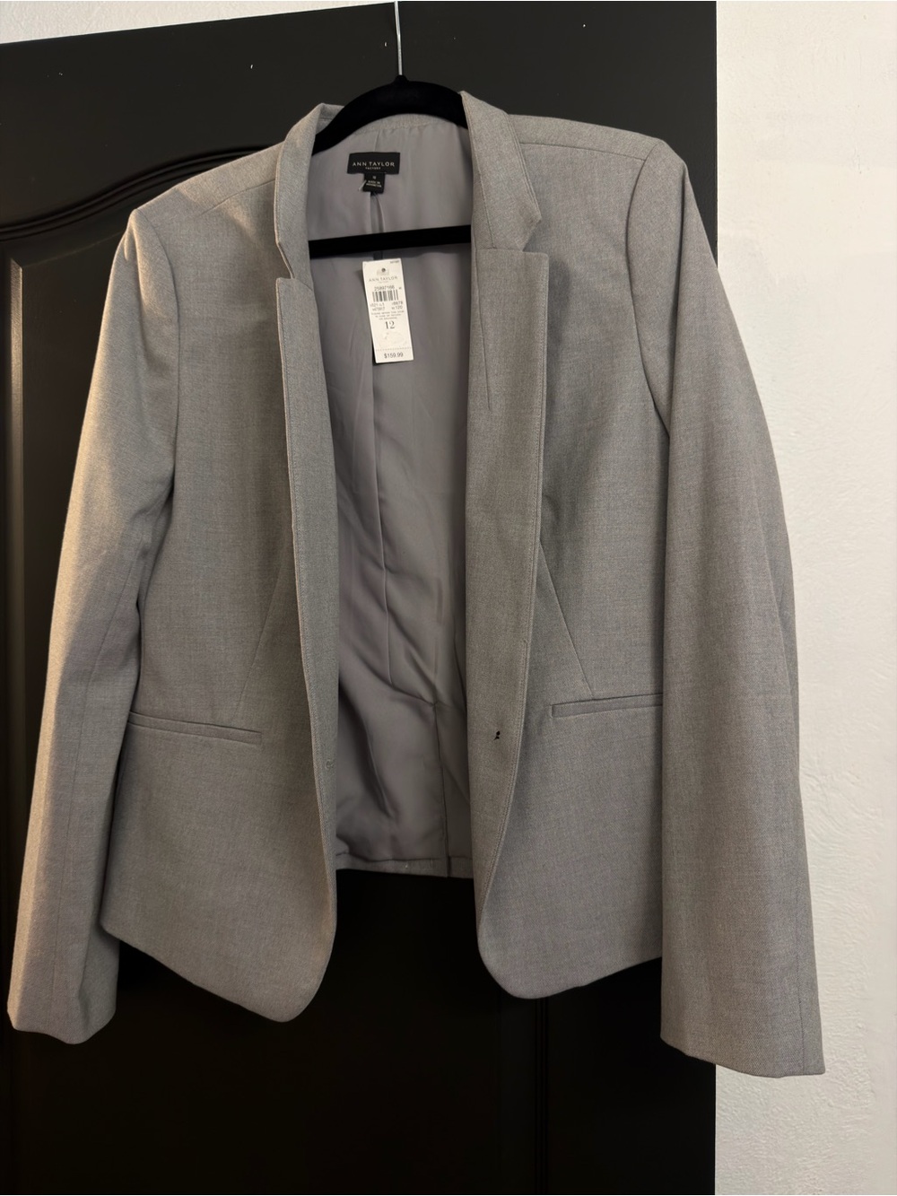 Ann Taylor Light Gray Tailored Women's Blazer